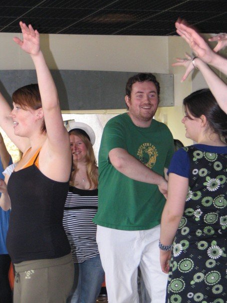 It didn't matter what everyone else was doing, Tony just wanted to dance!